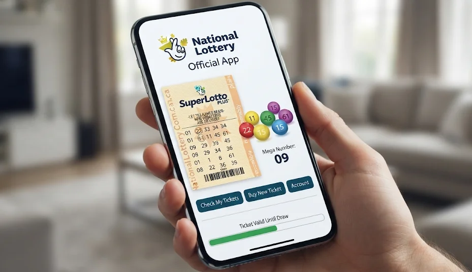 O‘yin natijalari aks ettirilgan Super Loto rasmiy davlat lotereyasi veb-saytining interfeysi